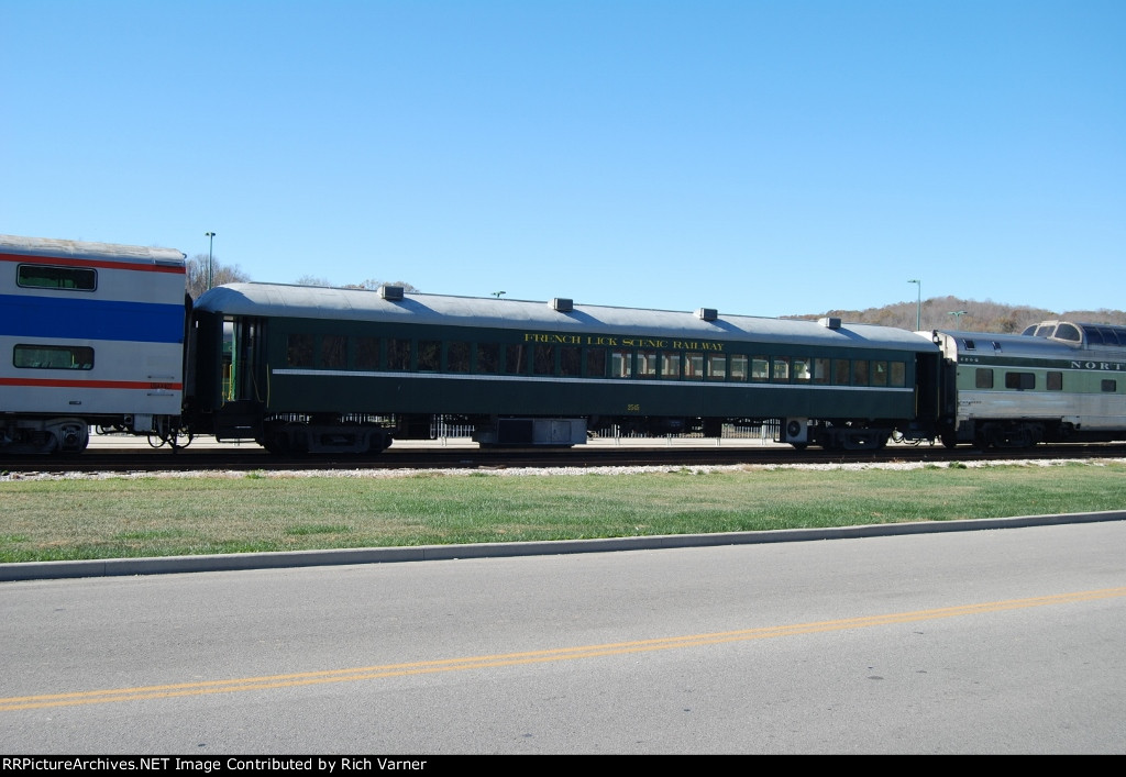 Indiana Railroad Museum at French Lick, Indiana 2545 (another Ex RI car?)
